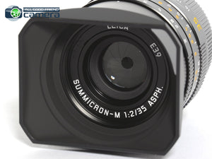 Leica Summicron-M 35mm F/2 ASPH. II Lens Black 11673 *BRAND NEW*