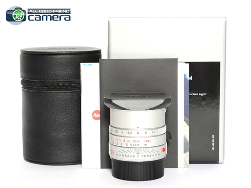 Leica Summicron-M 35mm F/2 ASPH. II Lens Silver 11674 *BRAND NEW*