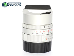 Leica Summicron-M 35mm F/2 ASPH. II Lens Silver 11674 *BRAND NEW*