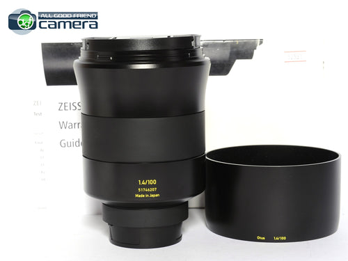 Zeiss Otus APO Sonnar 100mm F/1.4 T* Lens ZF.2 Nikon F Mount *MINT in Box*