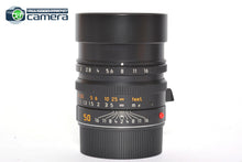 Load image into Gallery viewer, Leica Summilux-M 50mm F/1.4 ASPH. Lens Black Anodized 11891