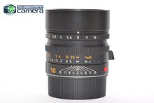 Load image into Gallery viewer, Leica Summilux-M 50mm F/1.4 ASPH. Lens Black Anodized 11891