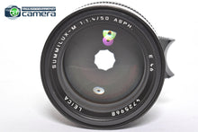 Load image into Gallery viewer, Leica Summilux-M 50mm F/1.4 ASPH. Lens Black Anodized 11891