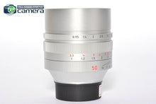 Load image into Gallery viewer, Leica Noctilux-M 50mm F/0.95 ASPH. Lens Silver 11667 *MINT-*