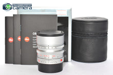 Load image into Gallery viewer, Leica Summilux-M 50mm F/1.4 ASPH. Lens Silver Anodized 11892 *MINT- in Box*