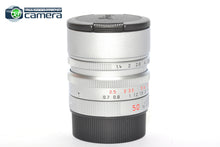 Load image into Gallery viewer, Leica Summilux-M 50mm F/1.4 ASPH. Lens Silver Anodized 11892 *MINT- in Box*