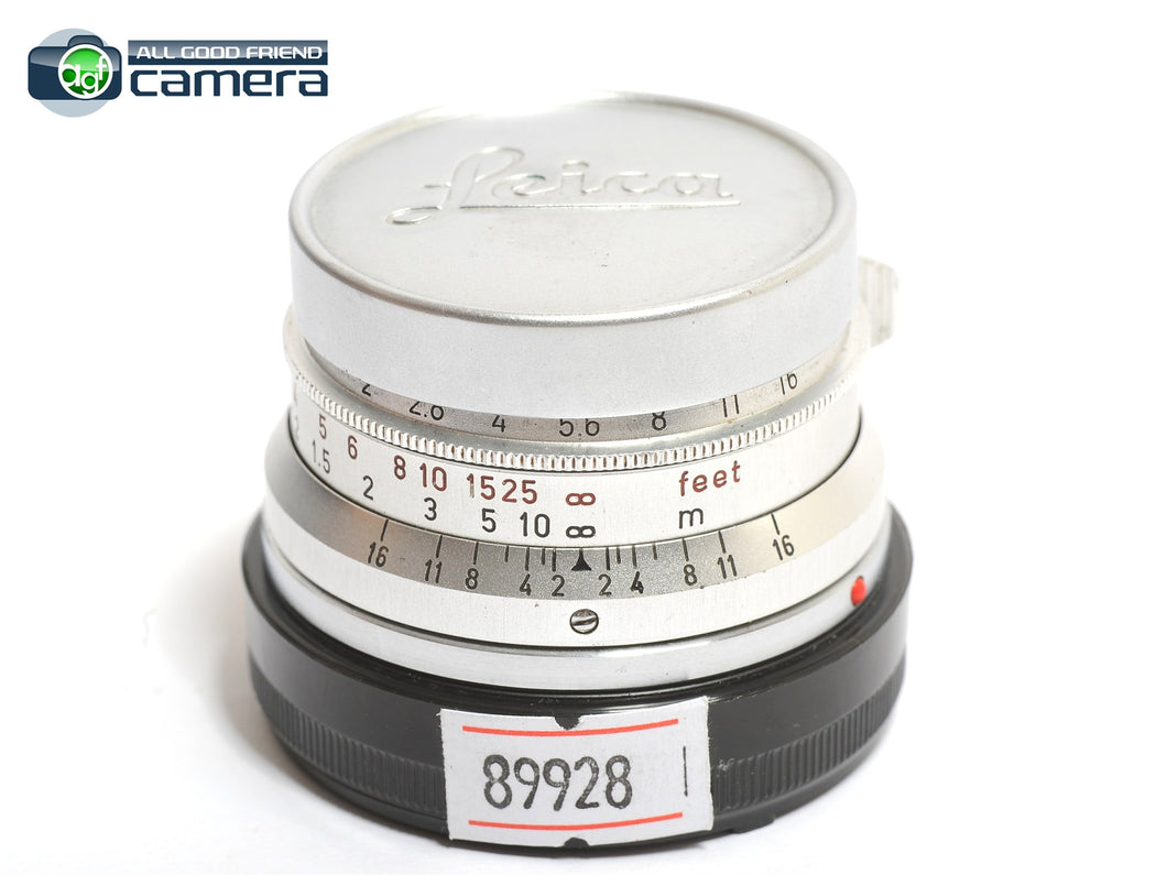Leica Summicron M 35mm F/2 Lens 8 Elements Ver.1 Germany *EX*