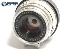Load image into Gallery viewer, Leica Summicron M 35mm F/2 Lens 8 Elements Ver.1 Germany *EX*