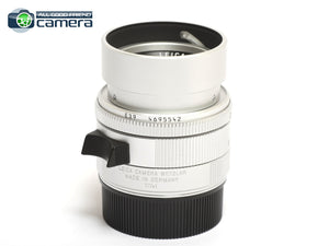 Leica APO-Summicron-M 50mm F/2 ASPH. Lens Silver 11142 Serial No. 46** *MINT-*