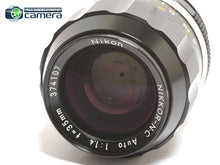 Load image into Gallery viewer, Nikon Nikkor-N.C Auto 35mm F/1.4 Lens Original Ai-Mount *EX*
