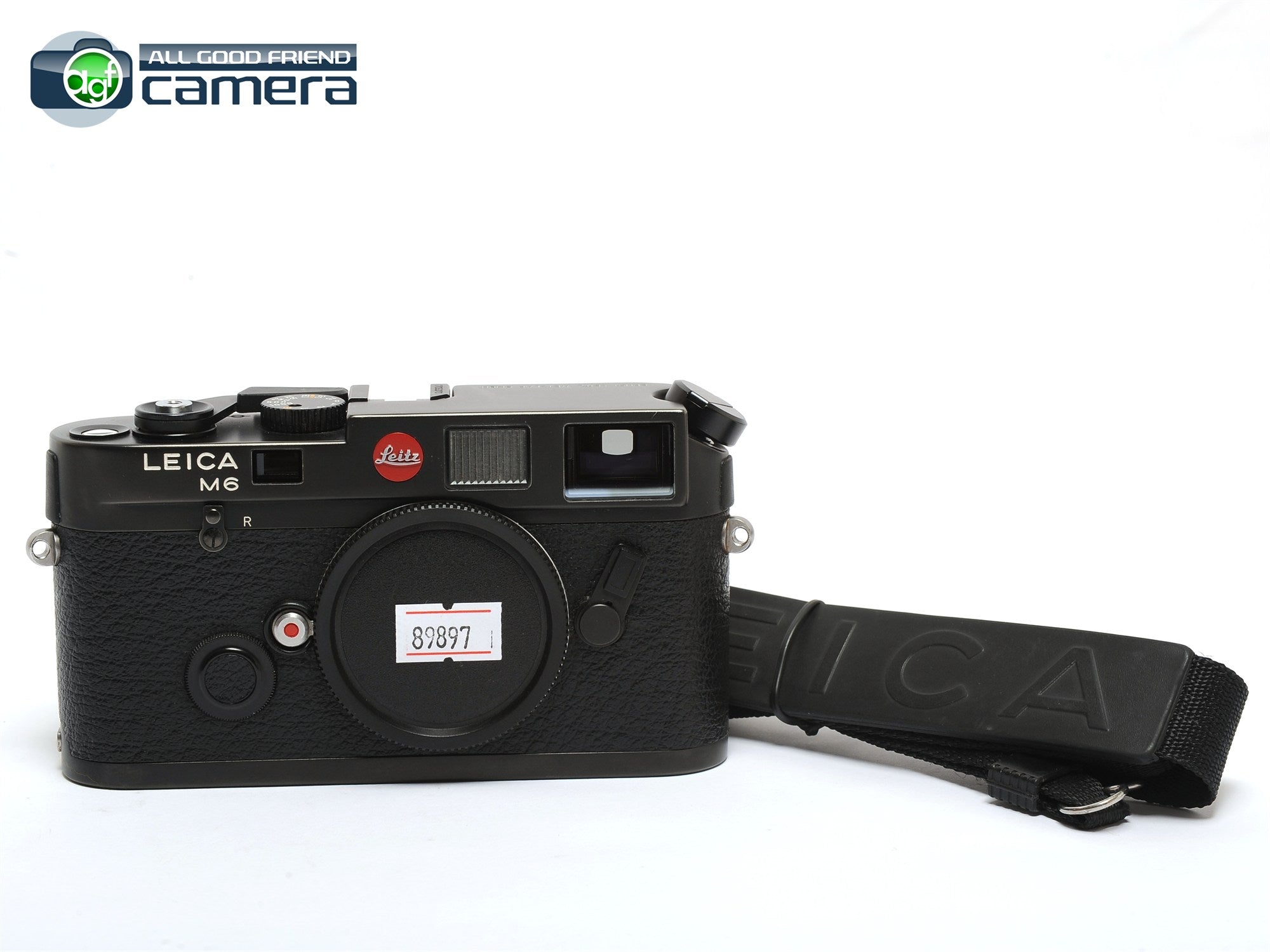 Leica M6 Classic Film Rangefinder Camera 0.72 Black Leitz Logo