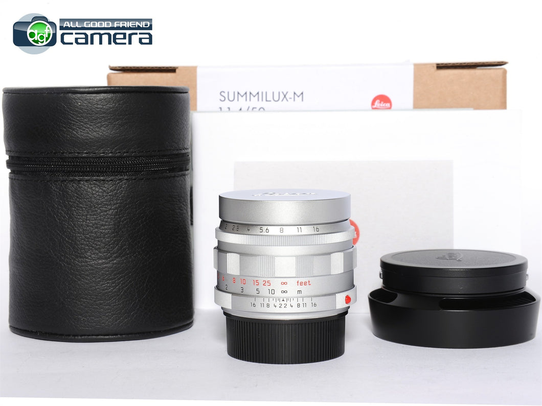Leica Summilux-M 50mm f/1.4 Lens Silver Chrome Reissue 11714 *BRAND NEW*