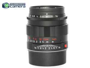 Leica Summilux-M 50mm F/1.4 ASPH. Lens Black Chrome (Portugal) 11715 *BRAND NEW*