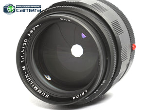 Leica Summilux-M 50mm F/1.4 ASPH. Lens Black Chrome (Portugal) 11715 *BRAND NEW*