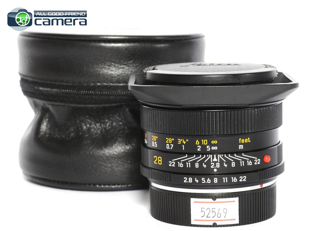 Leica Elmarit-R 28mm F/2.8 E55 Lens Version 2 *EX+*