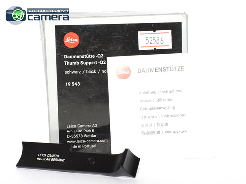Genuine Leica Thumb Rest Support for Q2 Black 19543 *MINT- in Box*