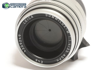 Leica Summilux-M 35mm F/1.4 ASPH. FLE 6Bit Lens Silver 11675 *MINT*