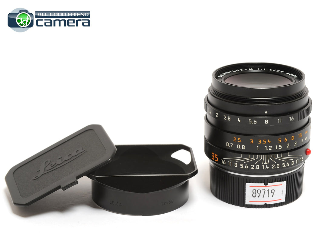 Leica Summilux-M 35mm F/1.4 ASPH. FLE 6Bit Lens Black 11663 *MINT-*