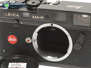 Leica M4-P Rangefinder Camera Black Leitz Canada