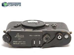 Leica M4 Film Rangefinder Camera Custom Black Paint Finish