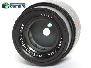 Leica APO-Summicron-M 50mm F/2 ASPH. Lens Black 11141 *MINT*