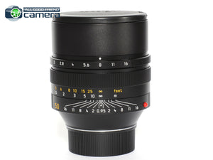 Leica Noctilux-M 50mm F/0.95 ASPH. Lens Black 11602 *MINT- in Box*