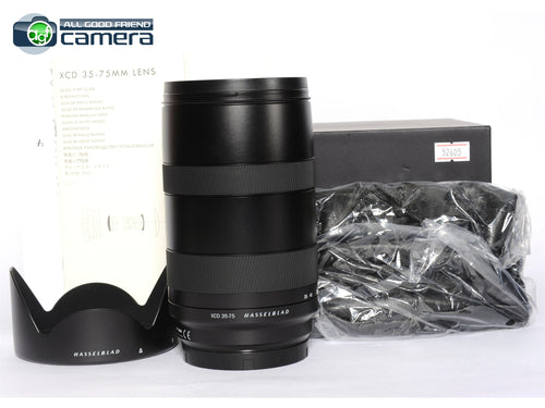Hasselblad XCD 35-75mm F/3.5-4.5 Lens Shutter Count 1586 *MINT in Box*