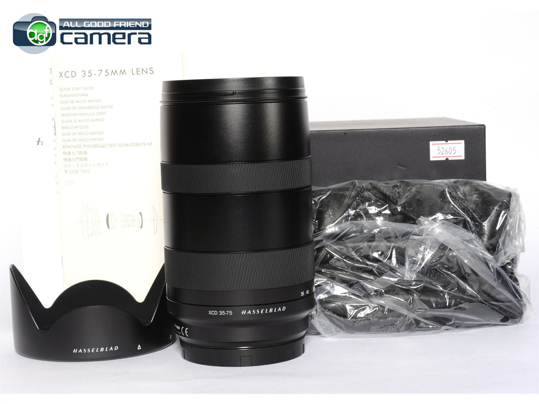 Hasselblad XCD 35-75mm F/3.5-4.5 Lens Shutter Count 1586 *MINT in Box*