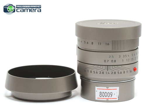 Leica Summilux-M 35mm F/1.4 ASPH. Lens Edition 60 Stainless Steel *MINT*