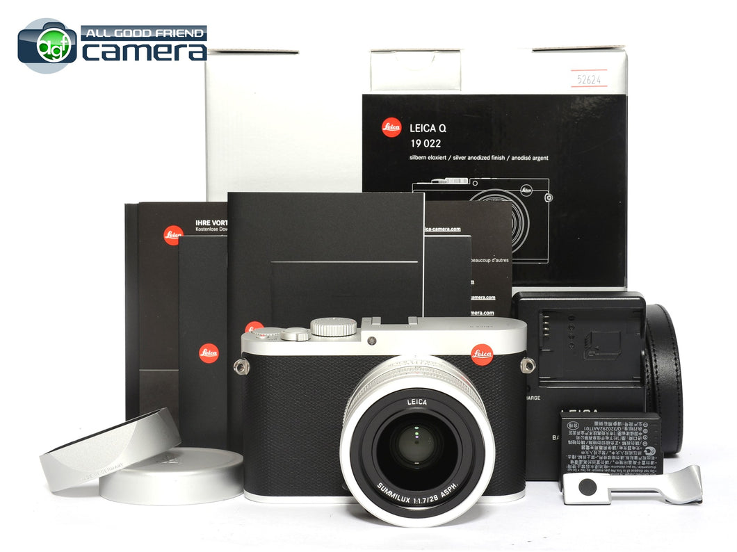 Leica Q (Typ 116) Digital Camera Silver w/Summilux 28mm F/1.7 Lens *MINT in Box*