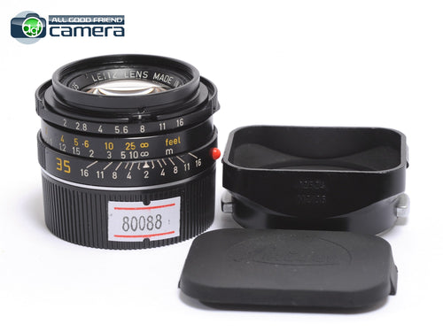 Leica Summicron-M 35mm F/2 Lens *Bokeh King* Ver.4 Canada *EX+*