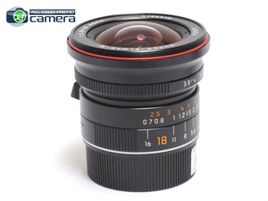 Leica Super-Elmar-M 18mm F/3.8 ASPH. Lens Black 11649 *MINT-*