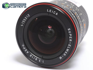 Leica Super-Elmar-M 18mm F/3.8 ASPH. Lens Black 11649 *MINT-*