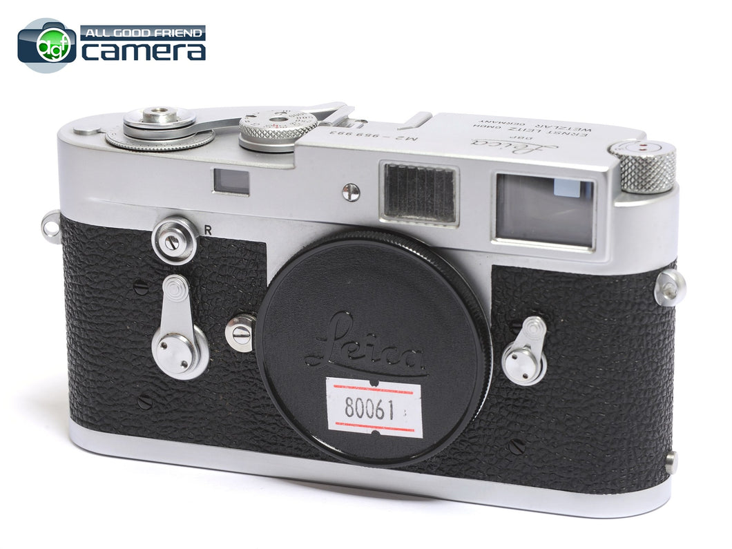 Leica M2 Film Rangefinder Camera Button Rewind w/Self Timer *EX+*