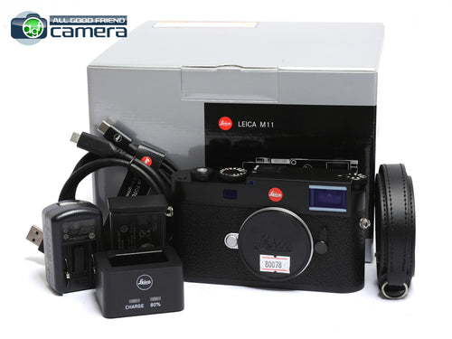 Leica M11 Digital Rangefinder Camera Black Chrome 20200 *MINT in Box*