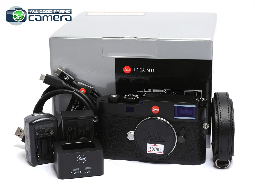 Leica M11 Digital Rangefinder Camera Black Chrome 20200 *MINT in Box*