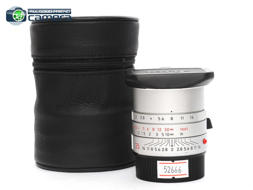 Leica Summicron-M 35mm F/2 ASPH. II Lens Silver 11674 *EX*