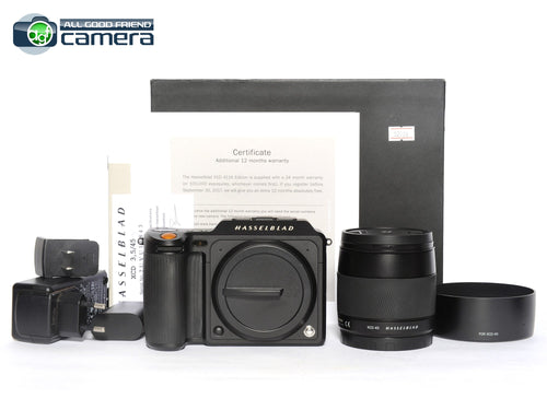 Hasselblad X1D 50c Camera 4116 Black w/Upgrades + XCD 45mm F/3.5 Lens