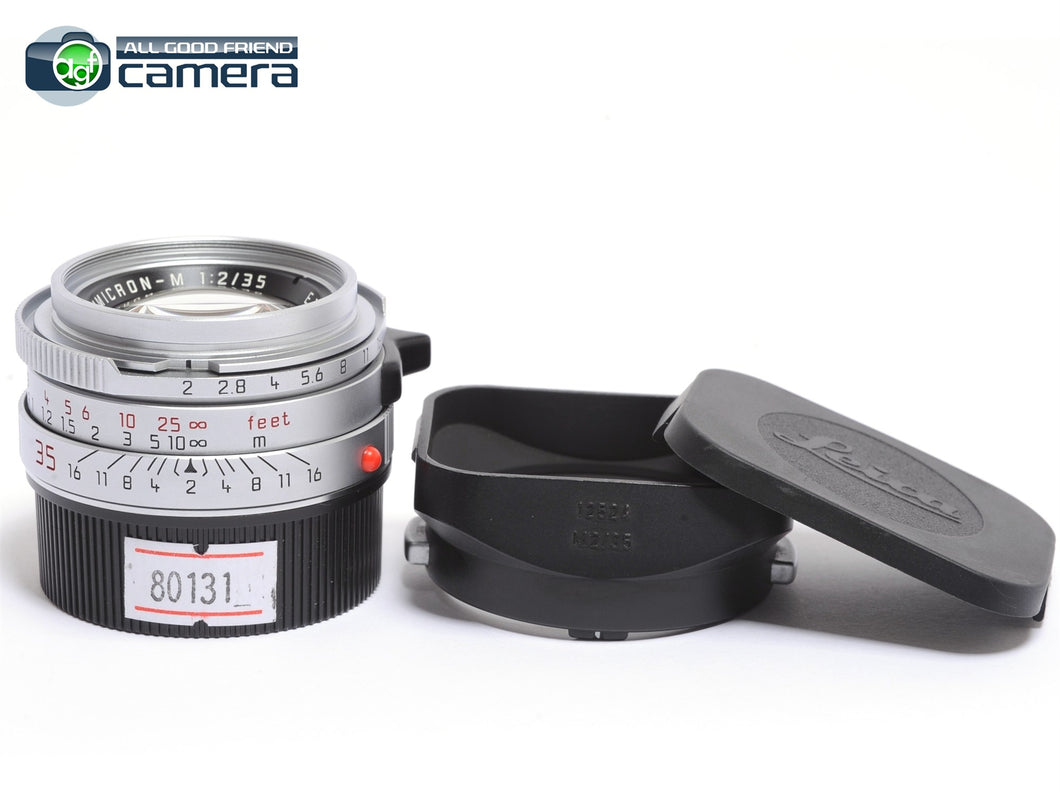 Leica Summicron-M 35mm F/2 Lens Silver Ver.4 'Bokeh King' Germany *MINT-*