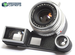 Leica Summicron M 35mm F/2 Lens Canada 8 Elements w/Goggle *EX+*
