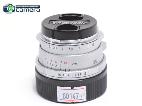 Voigtlander Ultron 35mm F/2 Lens VM Leica M Mount *MINT*