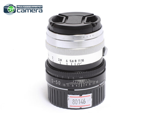 Voigtlander Nokton 50mm F/1.4 Lens w/Leica M Mount Adapter Rangefinder Coupled