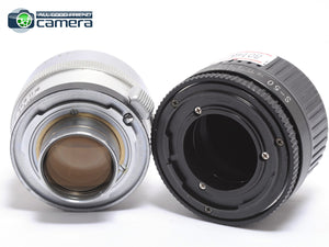 Voigtlander Nokton 50mm F/1.4 Lens w/Leica M Mount Adapter Rangefinder Coupled