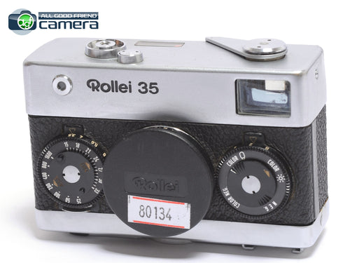 Rollei 35 P&S Camera Silver w/Tessar 40mm F/3.5 Lens