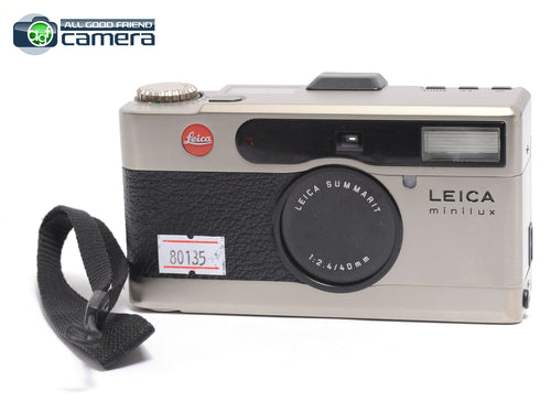 Leica Minilux Film P&S Camera w/Summarit 40mm F/2.4 Lens