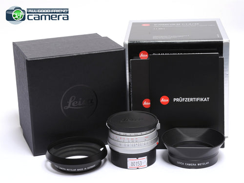Leica Summilux-M 35mm F/1.4 Lens Ver.1 'Steel Rim' Reissued 11301 *MINT- in Box*