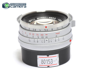 Leica Summilux-M 35mm F/1.4 Lens Ver.1 'Steel Rim' Reissued 11301 *MINT- in Box*