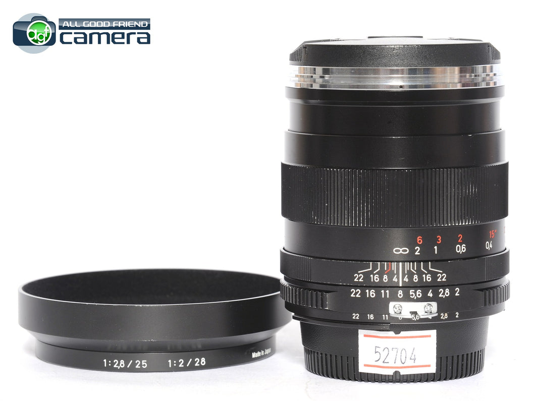 Zeiss Distagon 28mmm F/2 ZF Lens Nikon F Mount