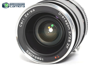 Zeiss Distagon 28mmm F/2 ZF Lens Nikon F Mount