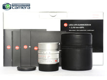 Load image into Gallery viewer, Leica APO-Summicron-M 50mm F/2 ASPH. Lens Silver 11142 Later No. 482X *MINT-*